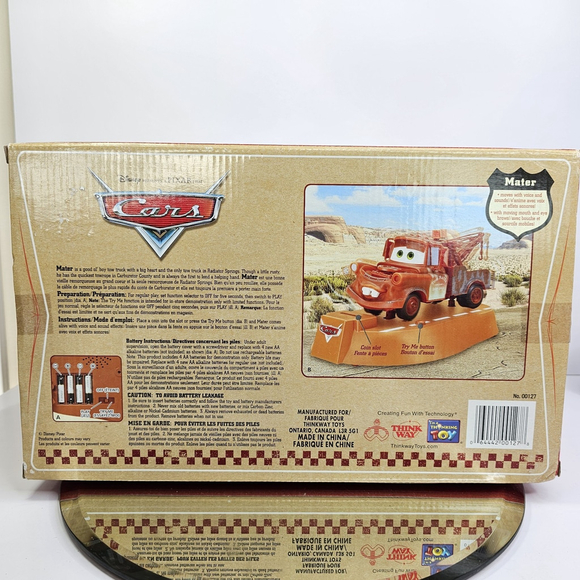 Disney Pixar Cars Electronic Mater Talking Bank Brand New Sealed Read - Picture 9 of 16